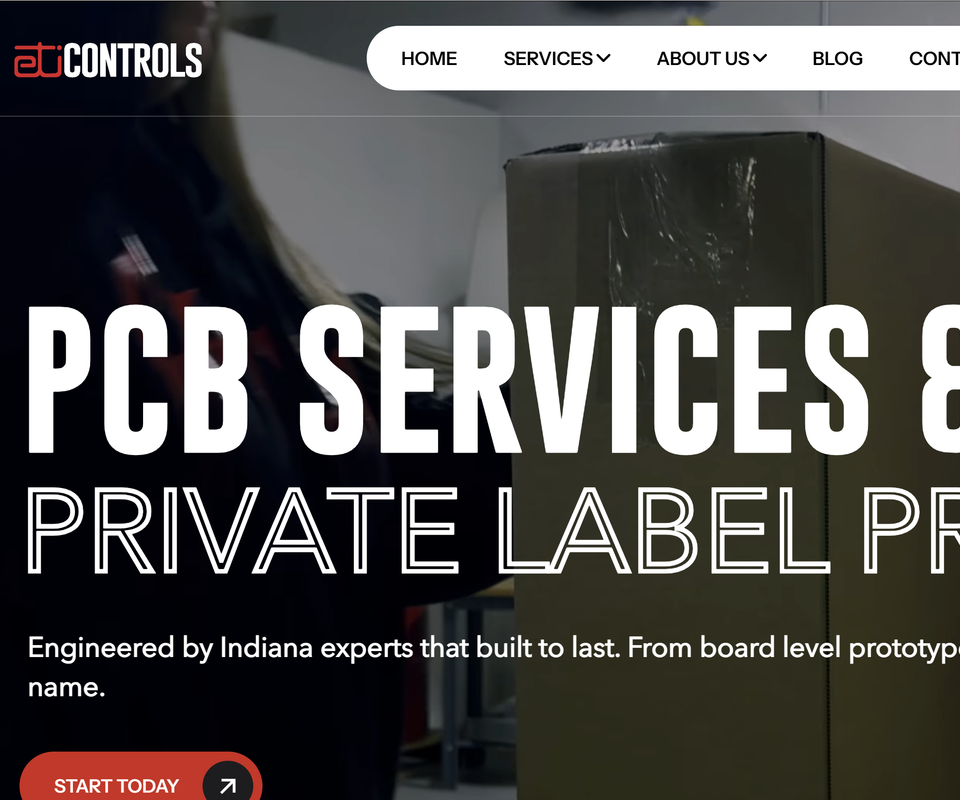 ETI Controls website hero
